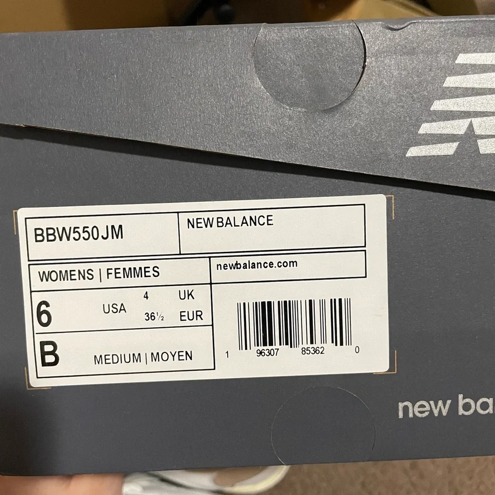 Women’s New Balance 550 White Tan Size US 6 - Picture 7 of 8